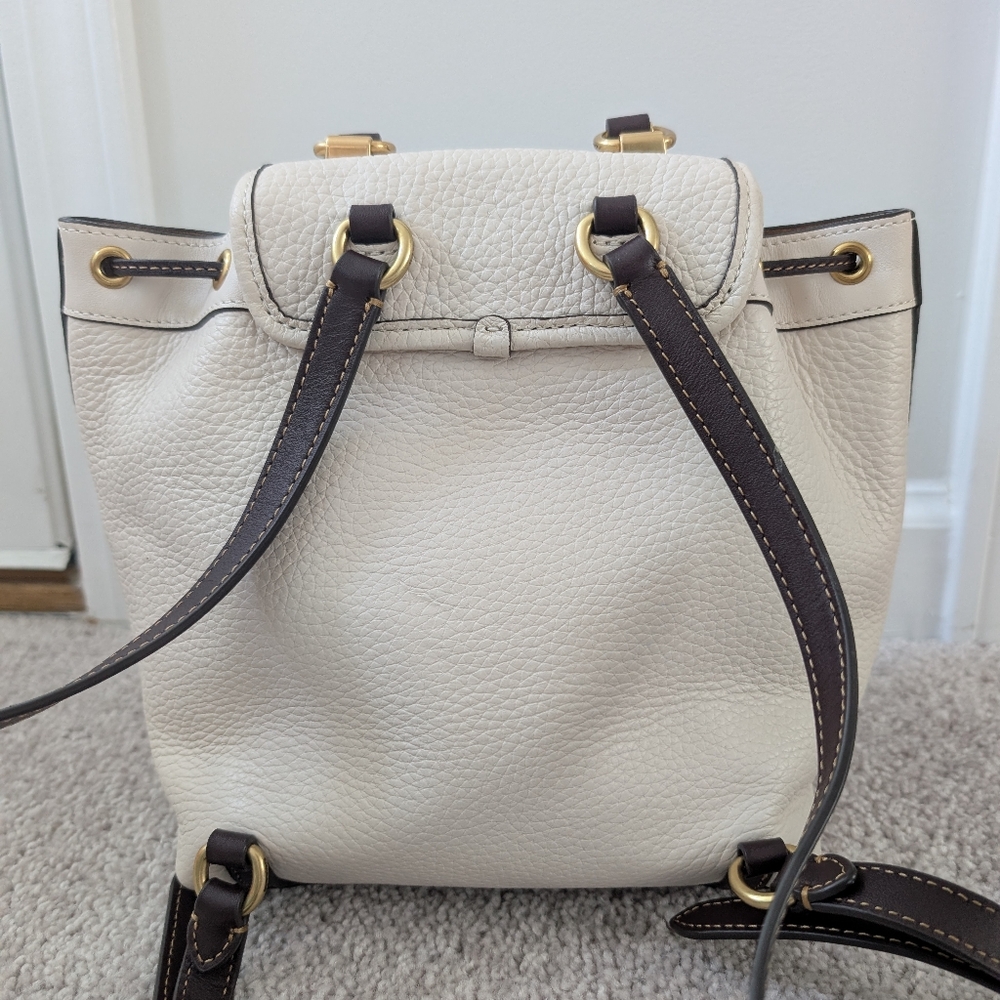 Coach Riya 21 Backpack In Colorblock White - Picture 6 of 12